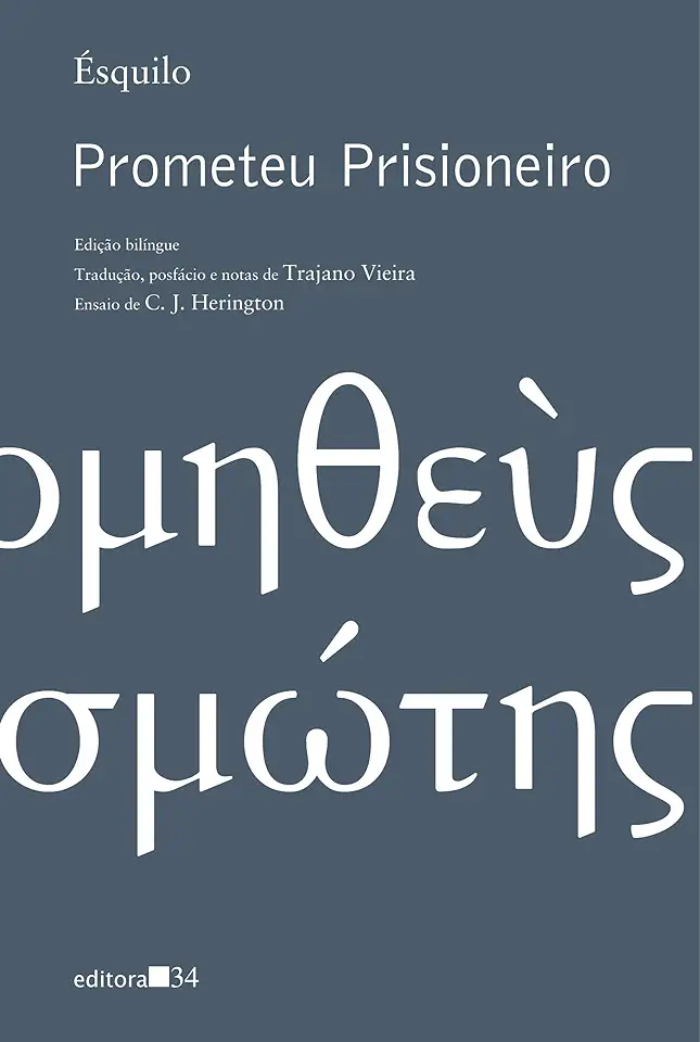 Capa do Livro Prometeu Prisioneiro - Ésquilo