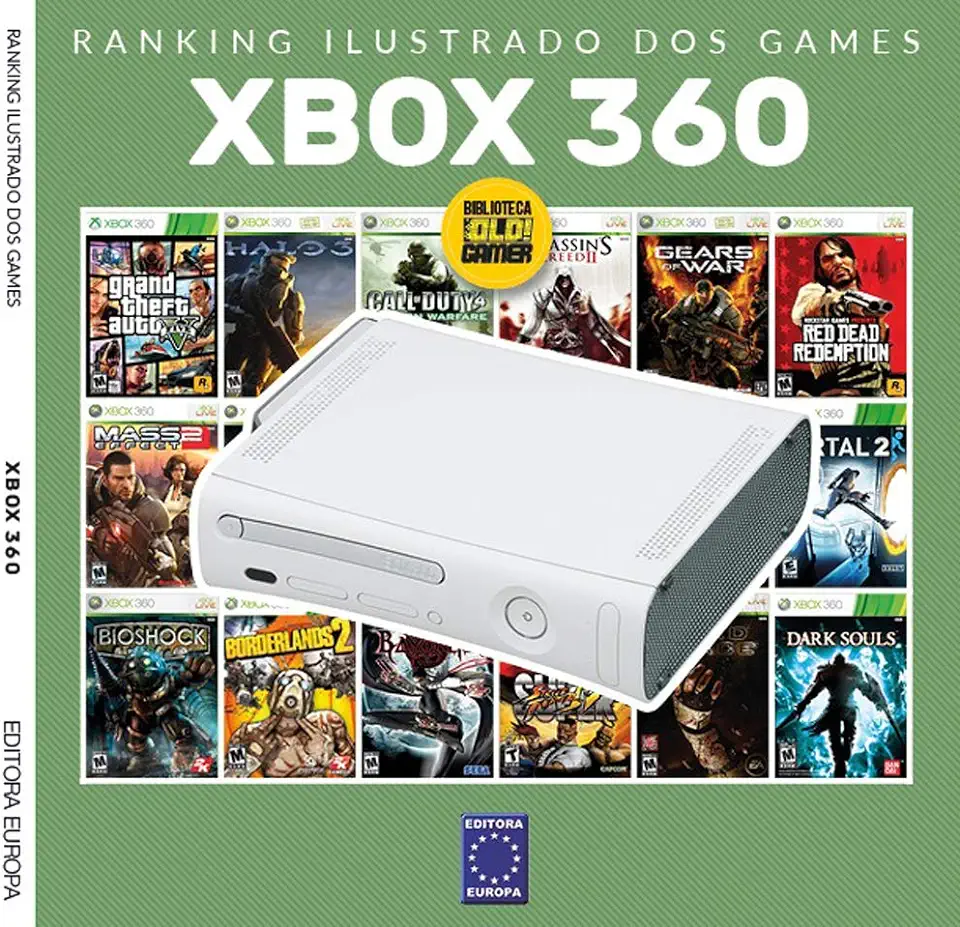 Capa do Livro Ranking Ilustrado dos Games: Xbox 360 - Editora Europa