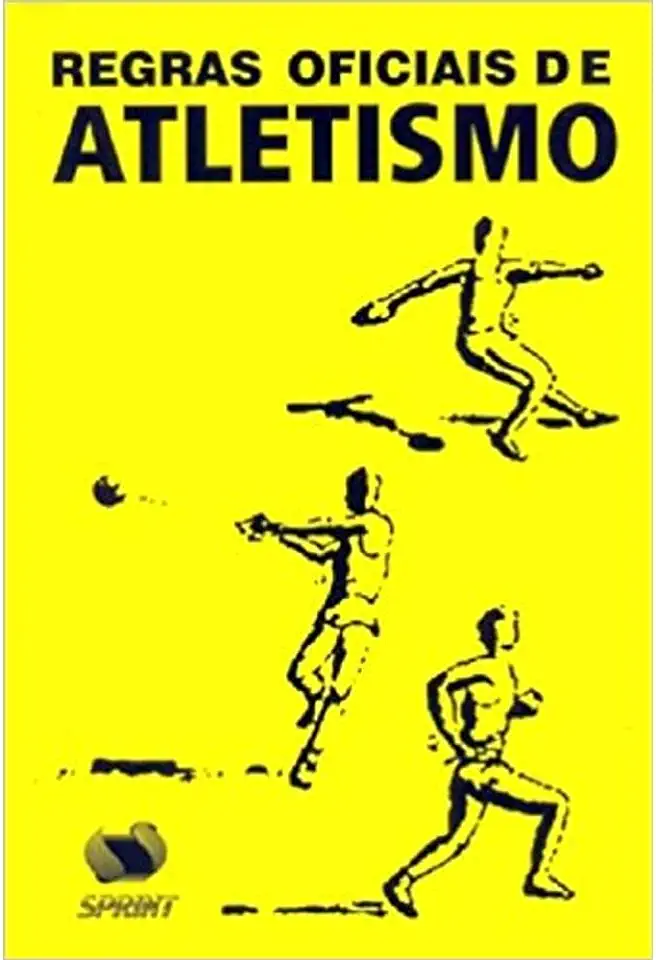 Capa do Livro Regras Oficiais de Atletismo - Vários