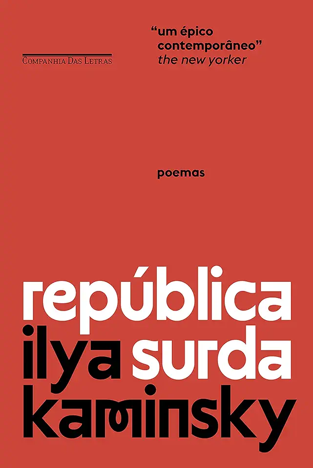 Capa do Livro República Surda - Ilya Kaminsky