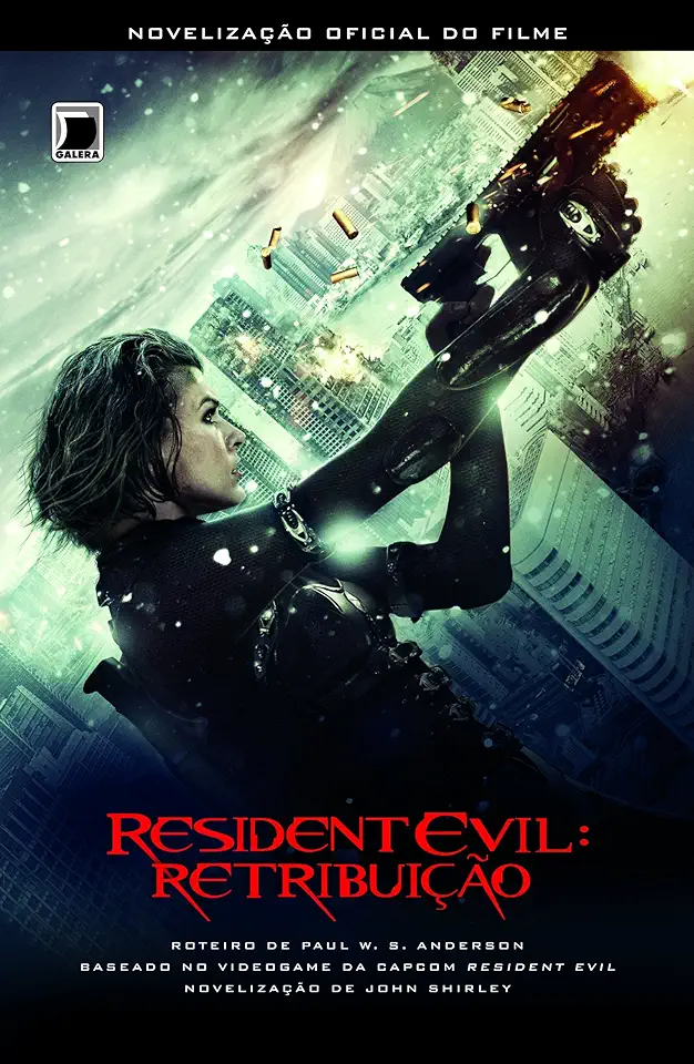 Capa do Livro Resident Evil: Retribuição - John Shirley