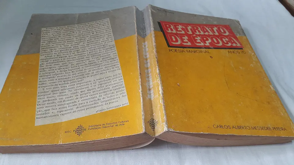 Capa do Livro Retrato de Época -poesia Marginal Anos 70 - Carlos Alberto Messeder Pereira