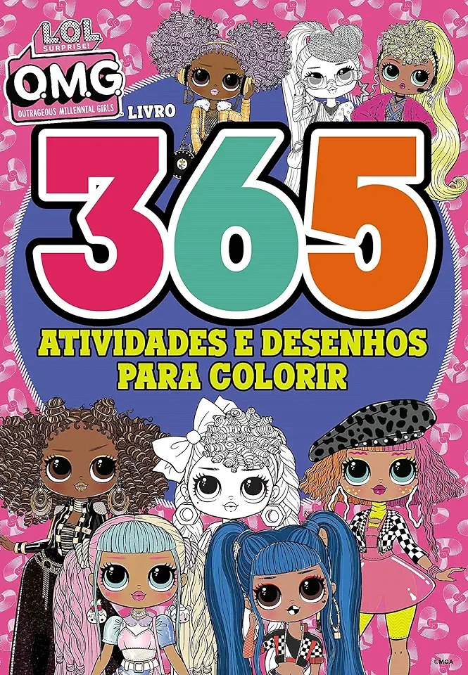 Capa do Livro Lol Surprise! Omg Livro 365 Atividades E Desenhos - Online Editora