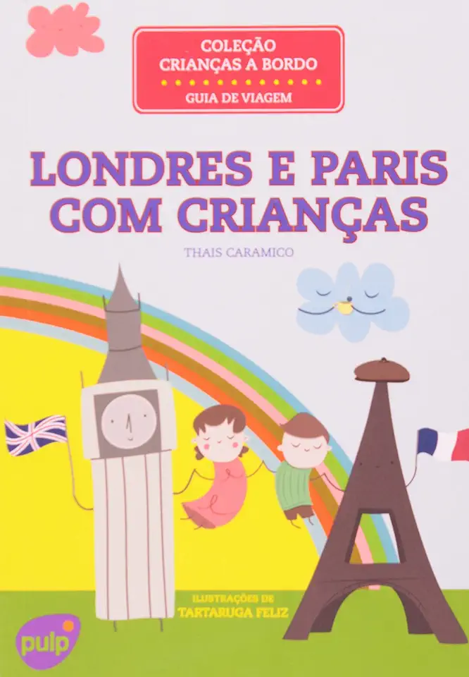 Capa do Livro Londres e Paris com Crianças - Thais Caramico