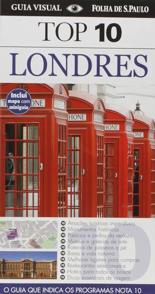 Capa do Livro Londres - Guia Visual Folha de S. Paulo