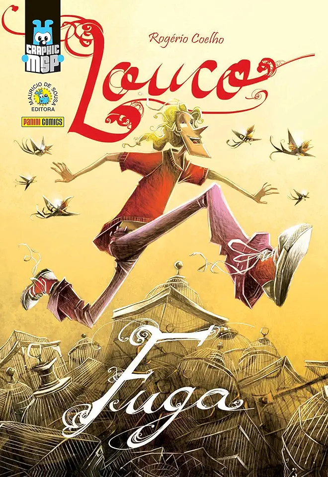 Capa do Livro Louco: Fuga (Graphic MSP) - Capa Dura - Mauricio De Sousa,Rogério Coelho