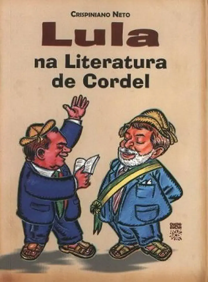 Capa do Livro Lula na Literatura de Cordel - Crispiniano Neto