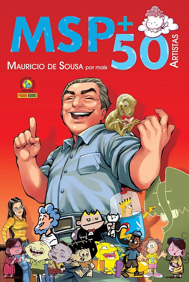 Capa do Livro MAGALI 50 ANOS - SOUSA MAURICIO DE