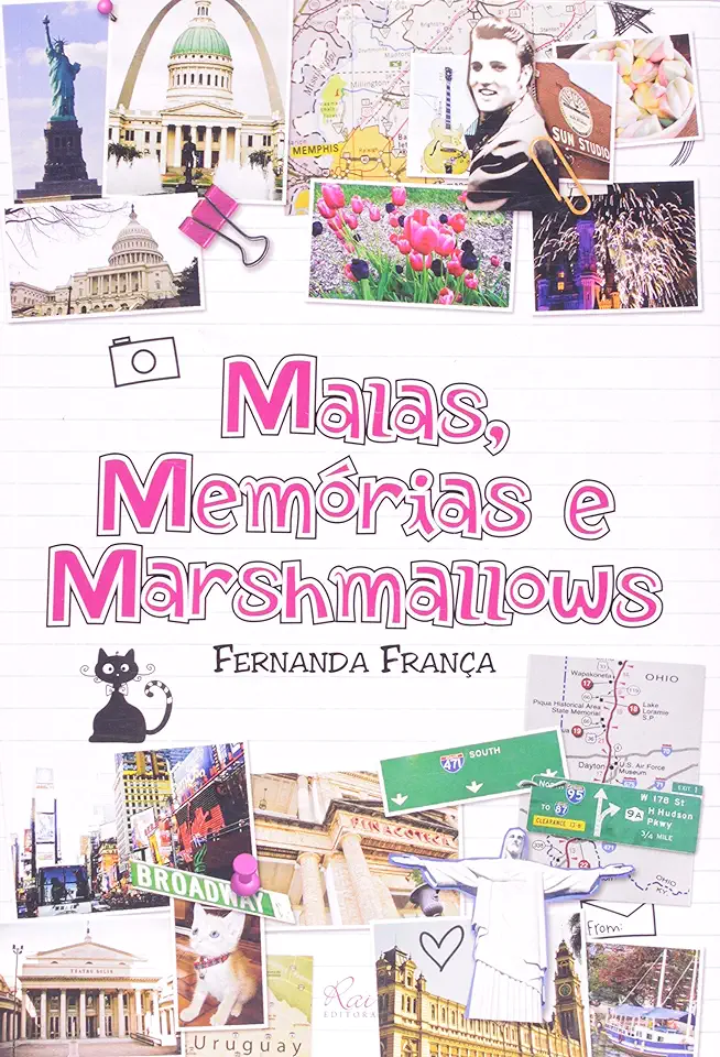 Capa do Livro Malas, Memórias e Marshmallows - Fernanda França