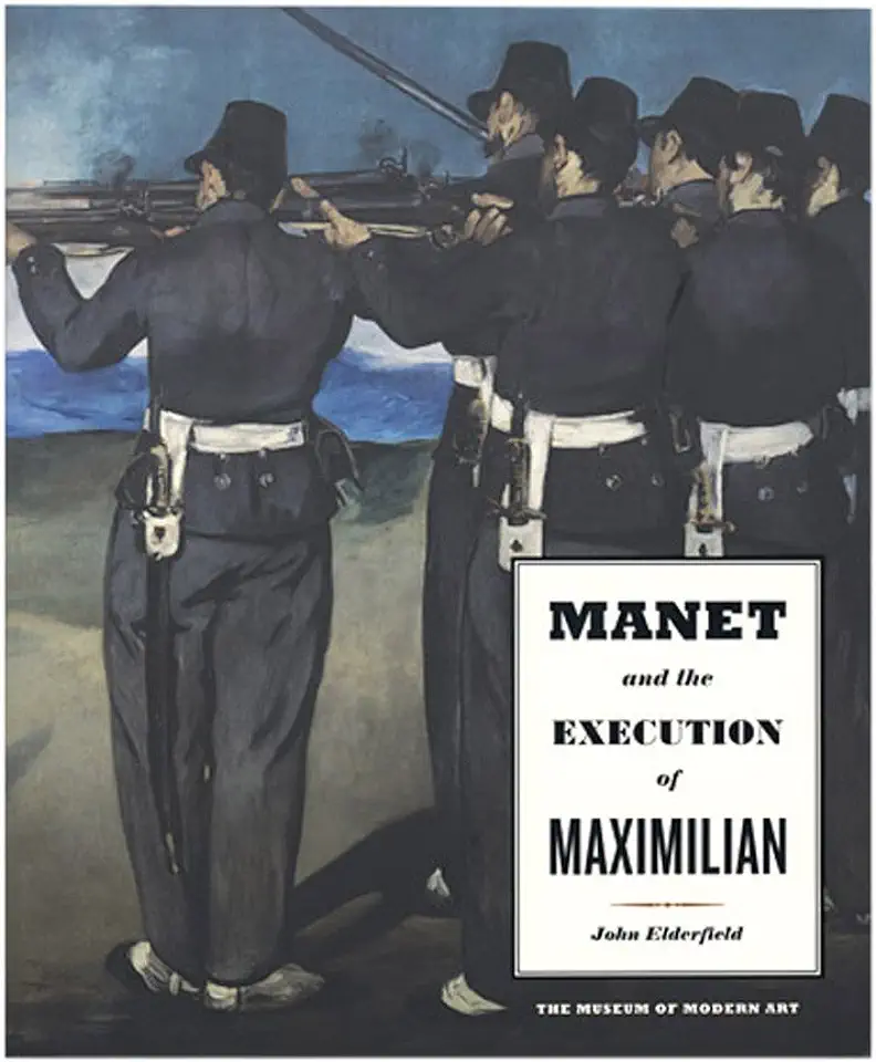 Capa do Livro Manet and the execution of maximilian - John Elderfield