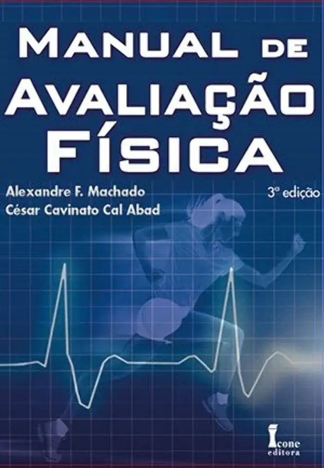 Capa do Livro Manual de Avaliação Física - Alexandre F. Machado