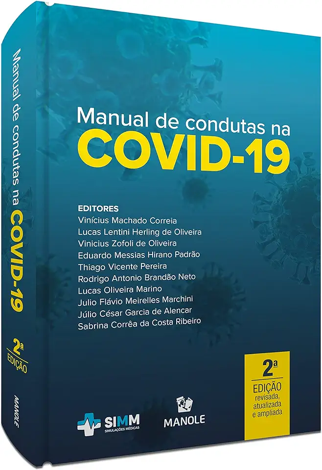 Capa do Livro Manual de Condutas na Covid-19 - Vários