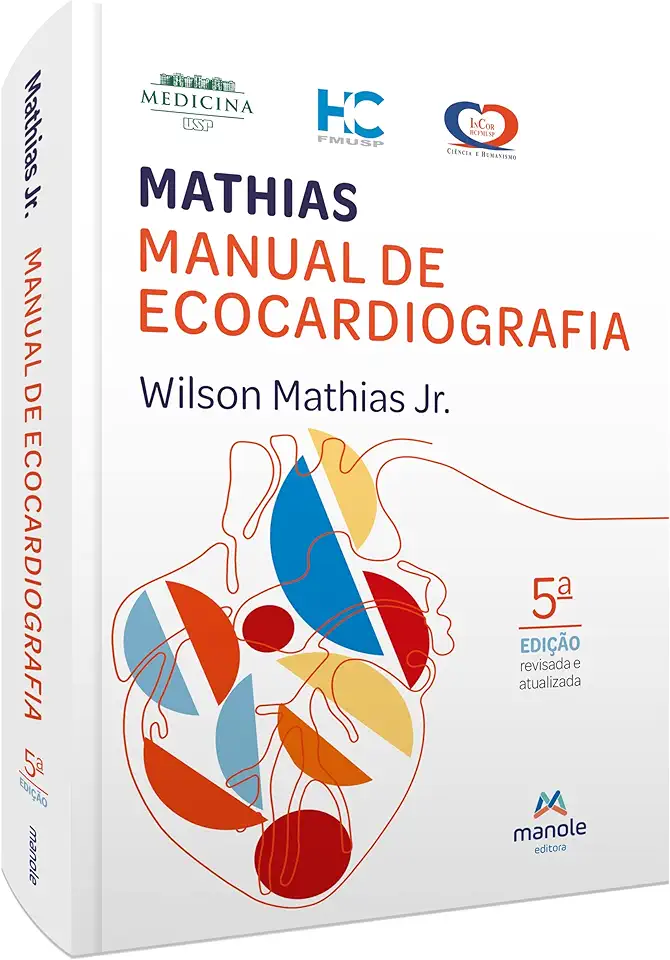 Capa do Livro Manual de Ecocardiografia Contrastada - Wilson Mathias Jr.