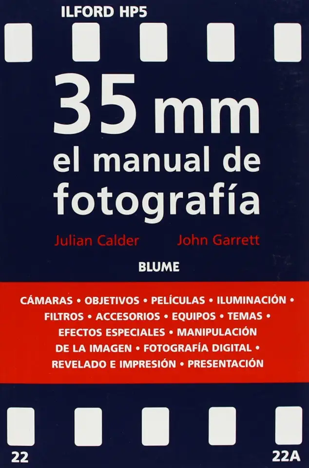 Capa do Livro Manual de Fotografia 35 Mm - Julian Calder / John Garrett