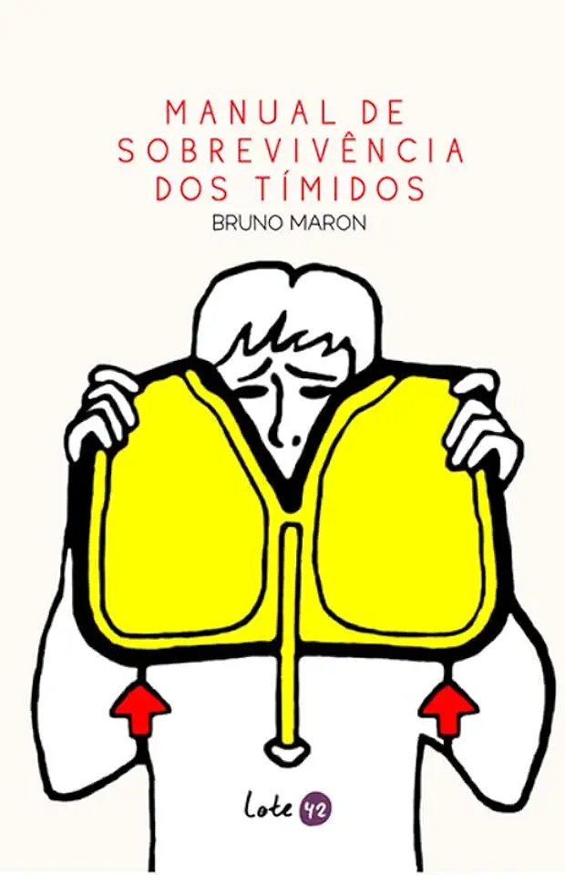 Capa do Livro Manual de Sobrevivência dos Tímidos - Bruno Maron