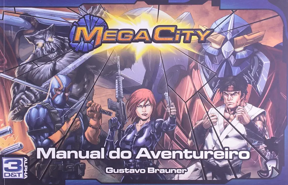 Capa do Livro Manual do Aventureiro Mega City - Gustavo Brauner