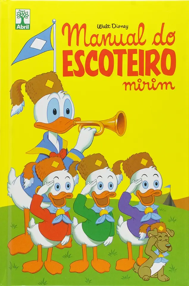 Capa do Livro Manual do Escoteiro Mirim - Walt Disney