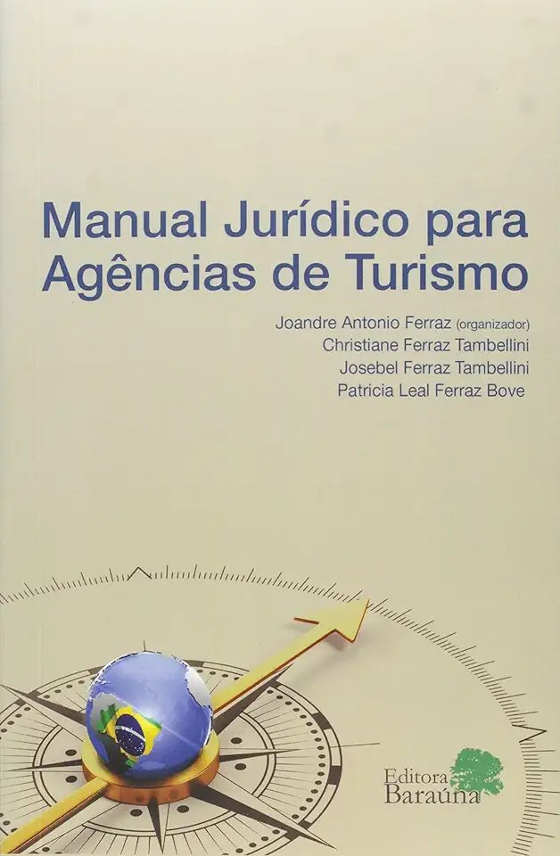 Capa do Livro Manual Jurídico para Agências de Turismo - Joandre Antonio Ferraz