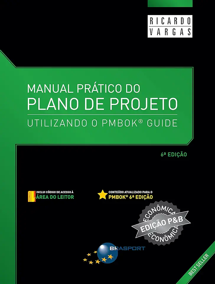 Capa do Livro Manual Prática do Projeto - Ricardo Vargas