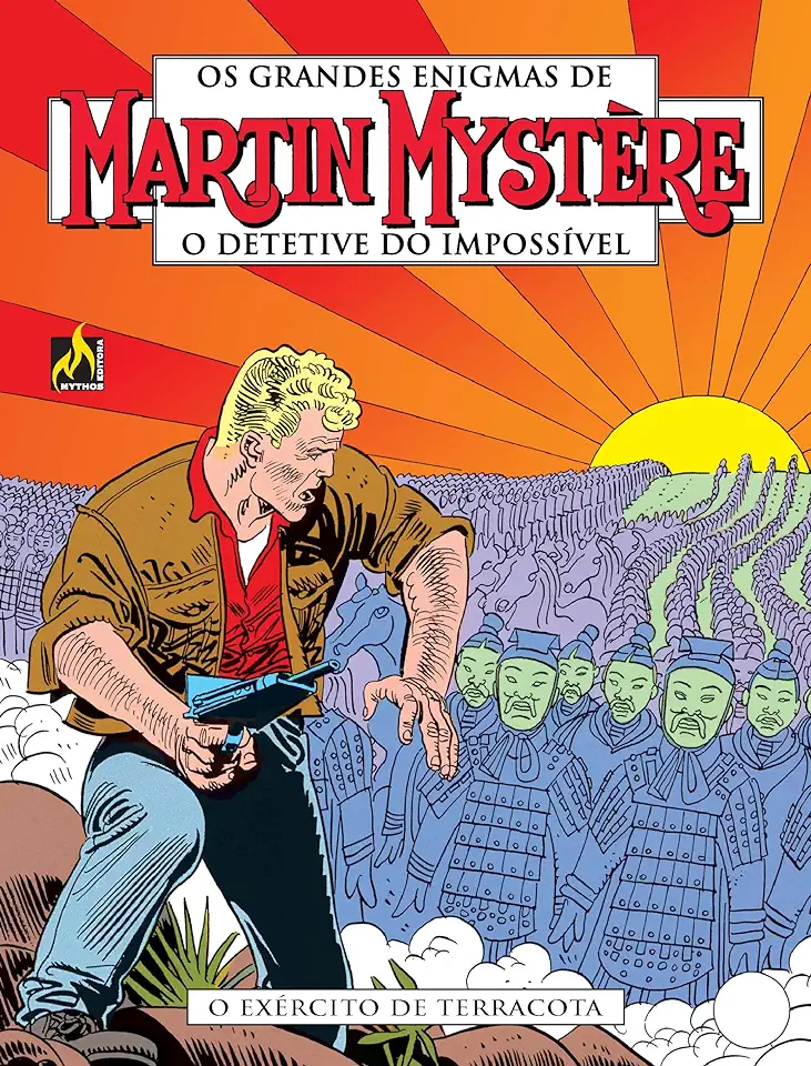 Capa do Livro Martin mystère - volume 02 - O exército de terracota - Castelli, Alfredo