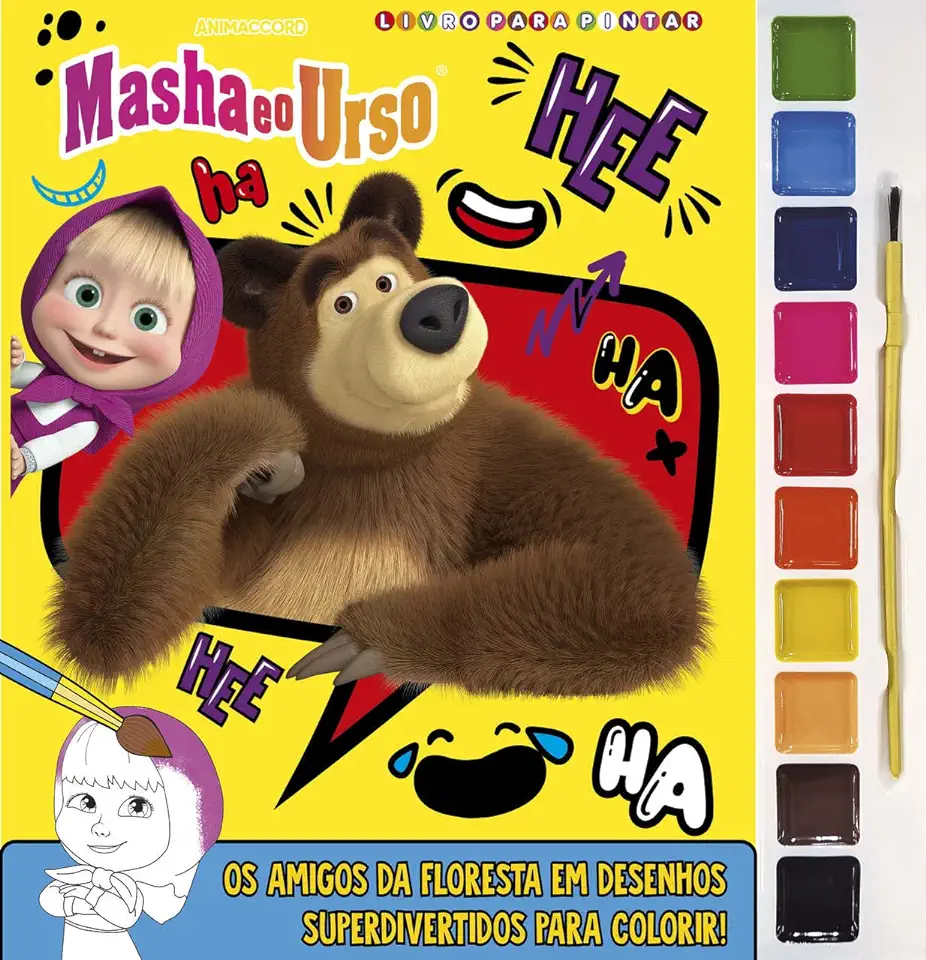 Capa do Livro Masha e o Urso - On line