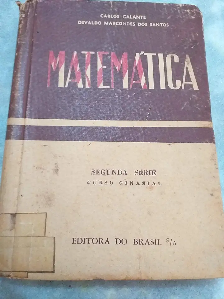 Capa do Livro Matemática - Carlos Galante