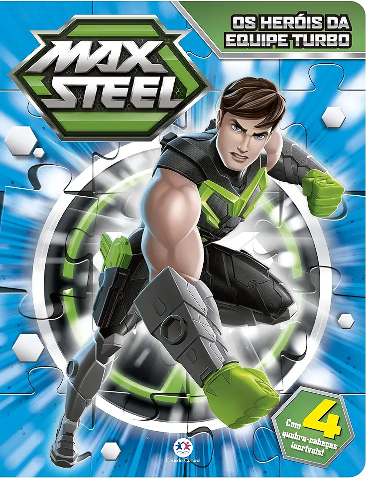 Capa do Livro Max Steel - Os heróis da equipe turbo - Ciranda Cultural