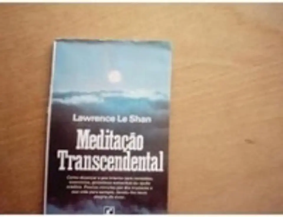 Capa do Livro Meditação Transcendental - Lawrence Le Shan