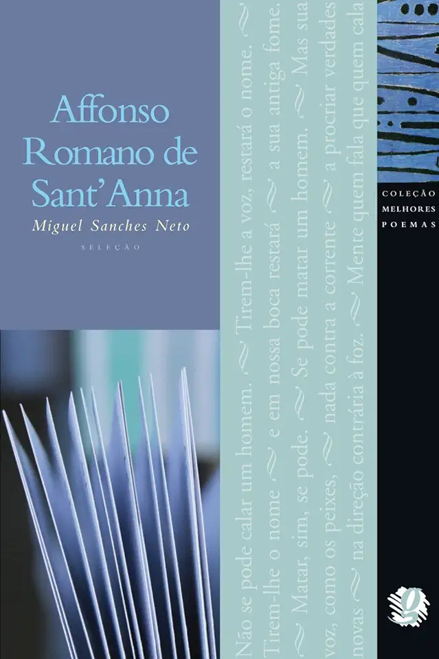 Capa do Livro Melhores Poemas - Affonso Romano de Santanna