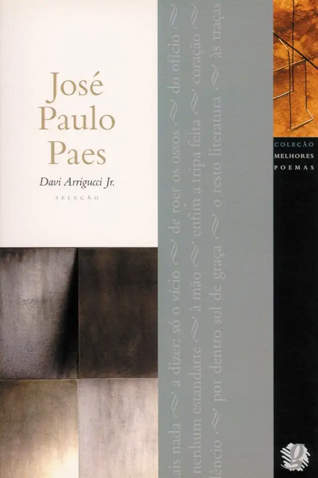 Capa do Livro Melhores Poemas - José Paulo Paes