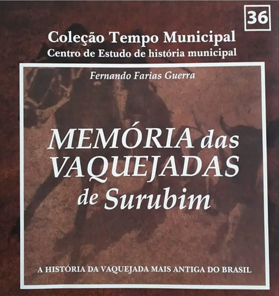 Capa do Livro Memória das Vaquejadas de Surubim - Fernando Farias Guerra