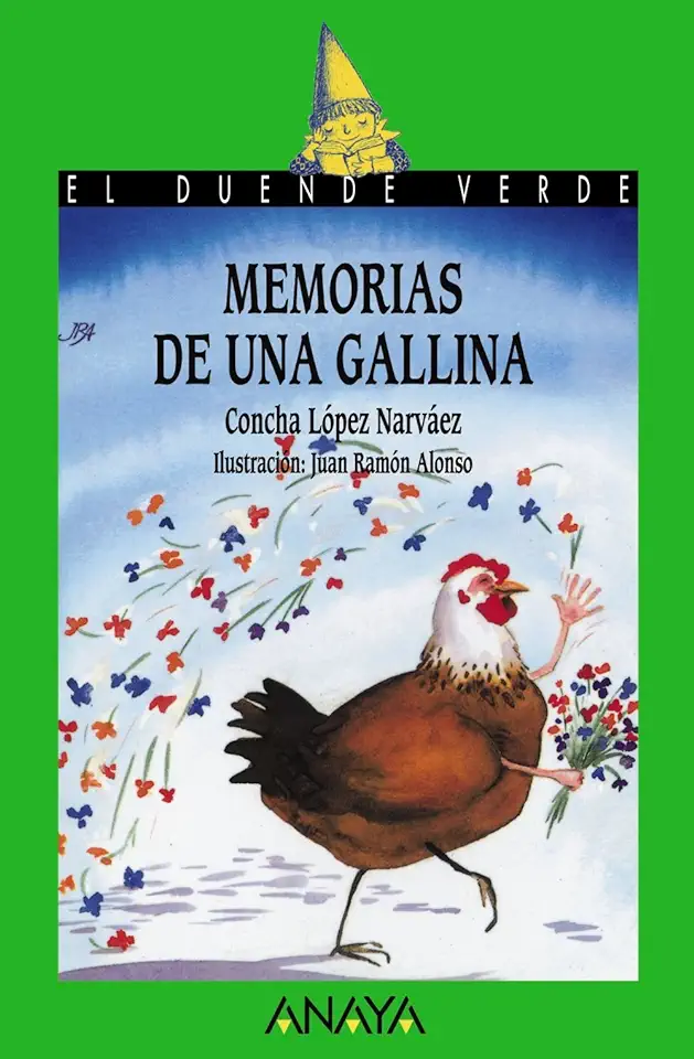 Capa do Livro Memorias de una Gallina - Concha López Narváez