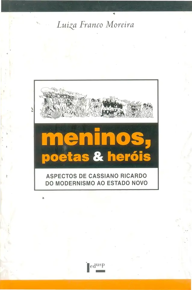 Capa do Livro Meninos, Poetas & Herois - Luiza Franco Moreira