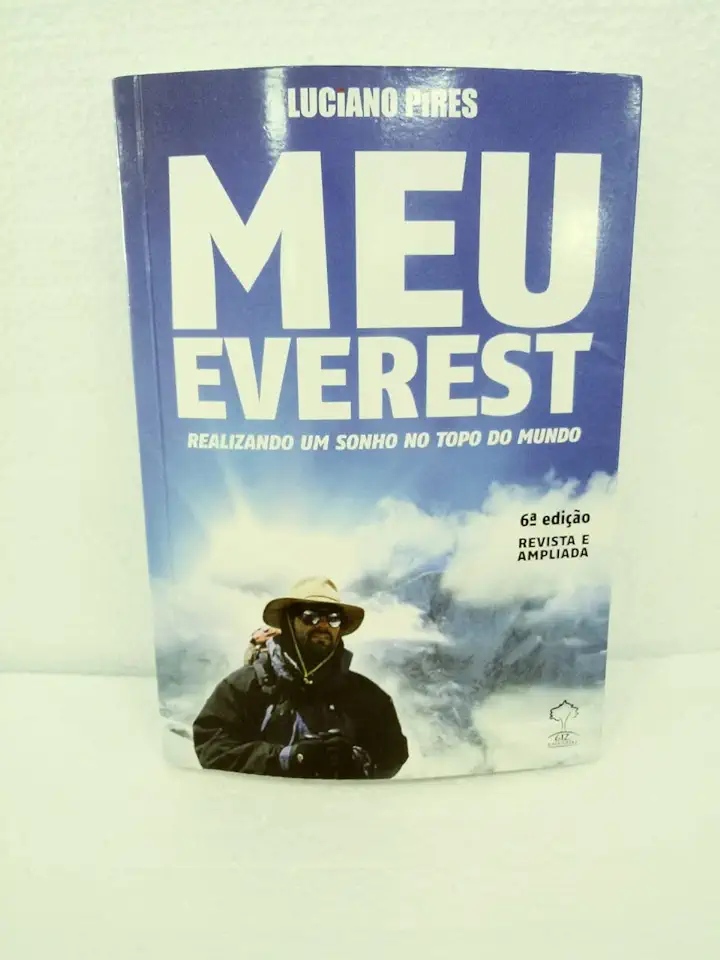 Capa do Livro Meu Everest - Realizando um Sonho no Topo do Mundo - Luciano Pires