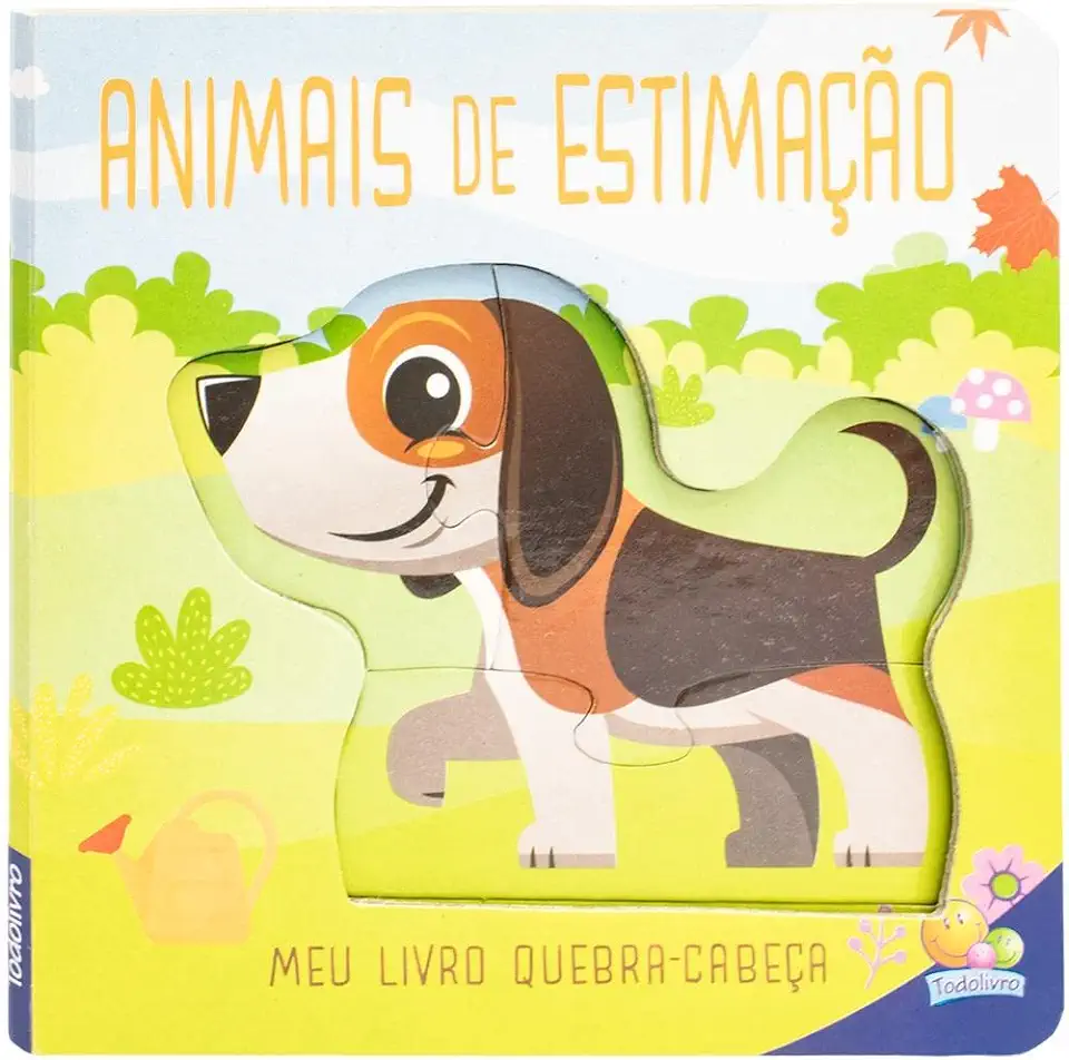 Capa do Livro Meu Livro Quebra-Cabeca: Animais De Estimacao - Brijbasi