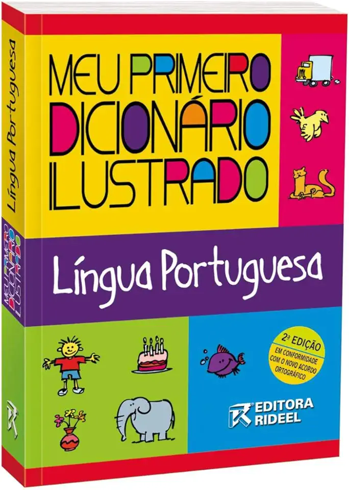 Capa do Livro Meu Primeiro Dicionário Ilustrado - Ubiratan Rosa