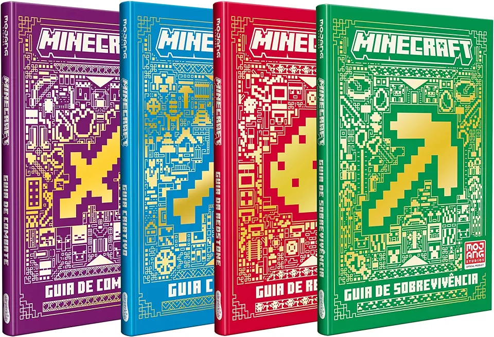 Capa do Livro Minecraft - guia de construção - Mojang