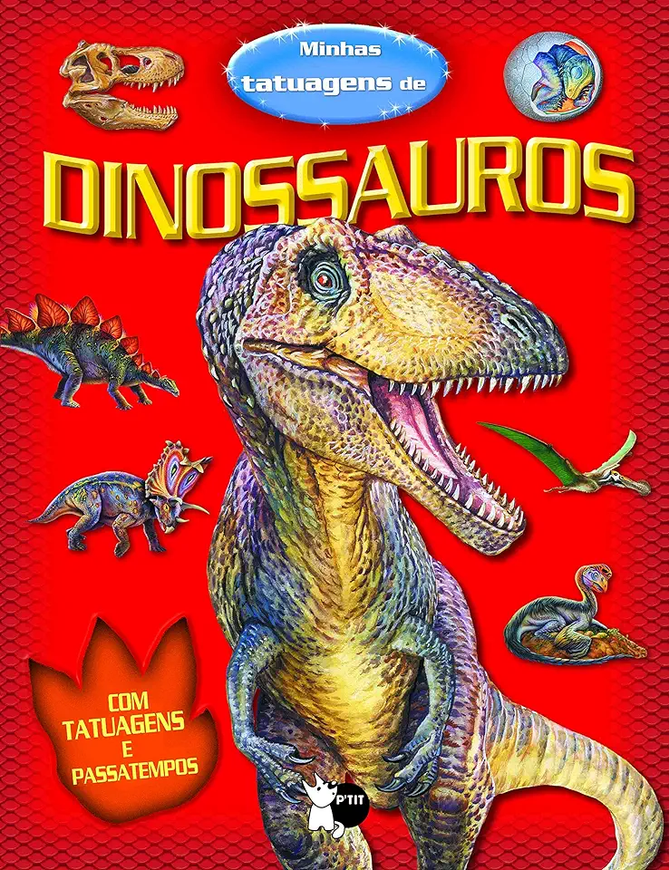 Capa do Livro Minhas Tatuagens de Dinossauros - Susaeta Ediciones - Espanha