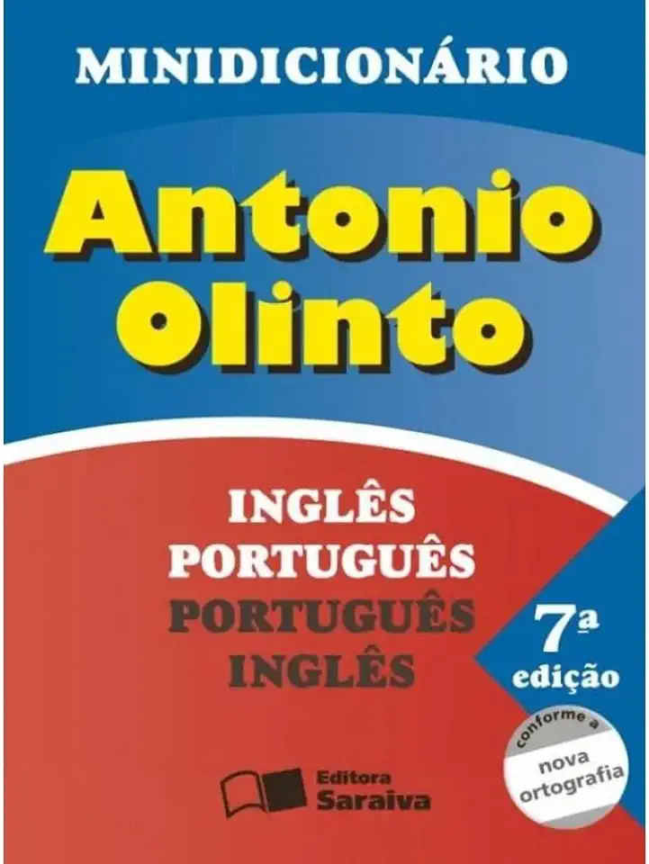 Capa do Livro Minidicionário - Antonio Olinto - Antonio Olinto