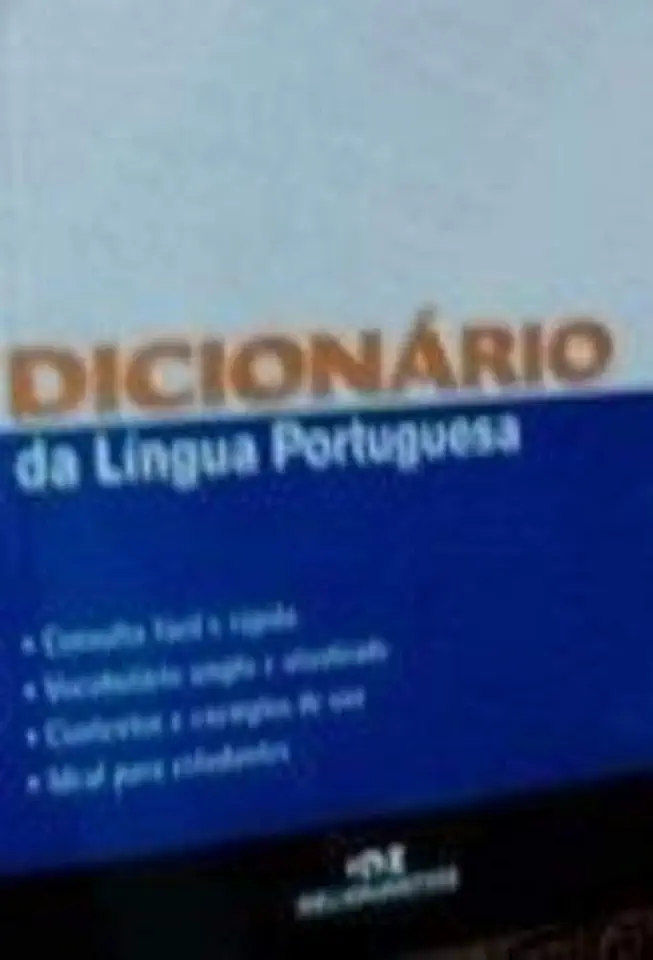 Capa do Livro Minidicionário da Língua Portuguesa - Melhoramentos