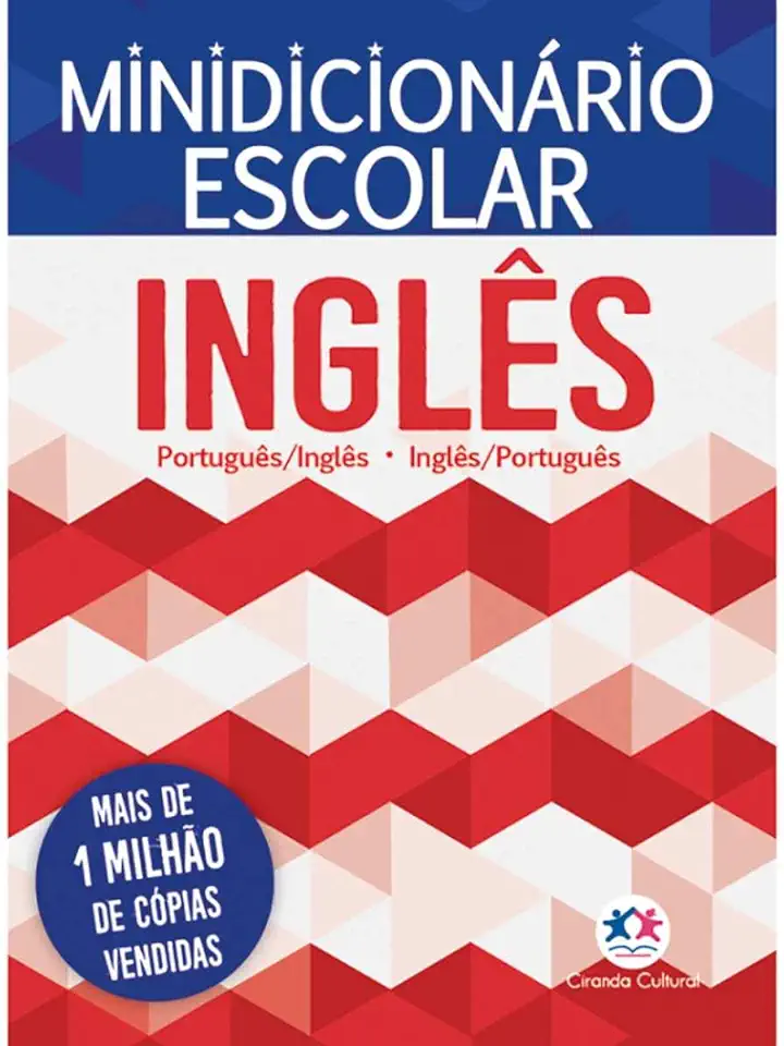 Capa do Livro Minidicionário Escolar Inglês - Ciranda Cultural