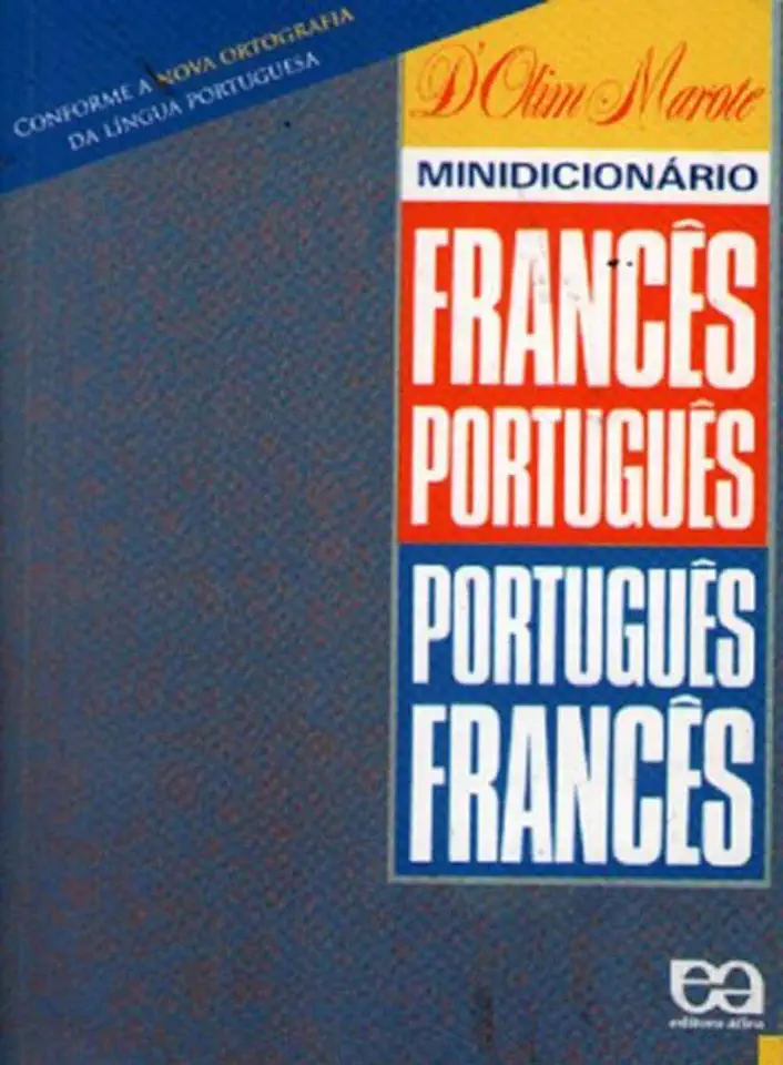 Capa do Livro Minidicionário Francês Português Português Francês - Dolim Marote