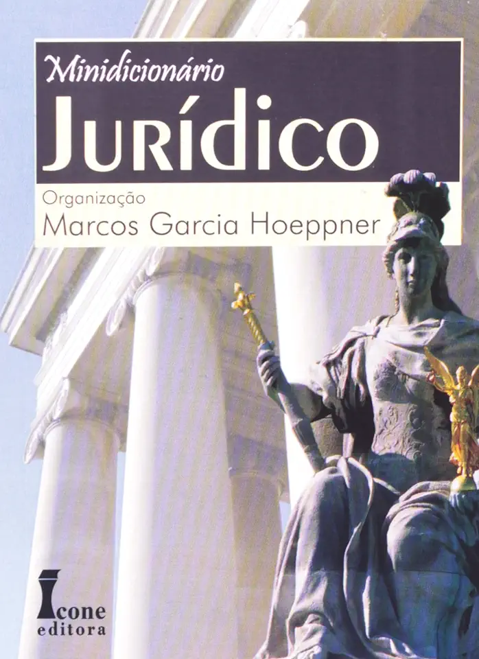 Capa do Livro Minidicionário Jurídico - Marcos Garcia Hoeppner