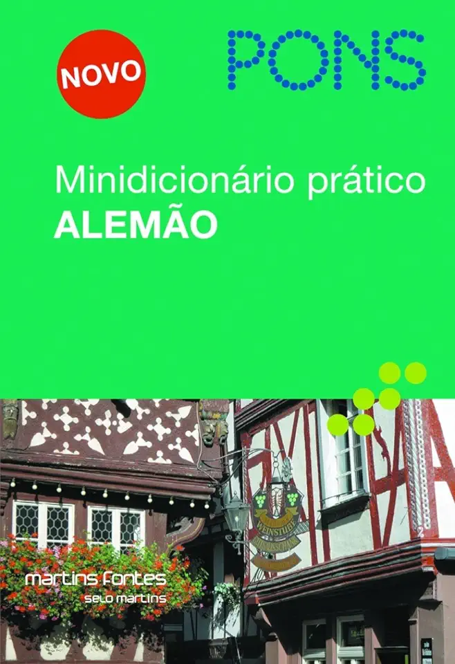 Capa do Livro MINIDICIONARIO PRATICO ALEMAO - PONS - MARTINS