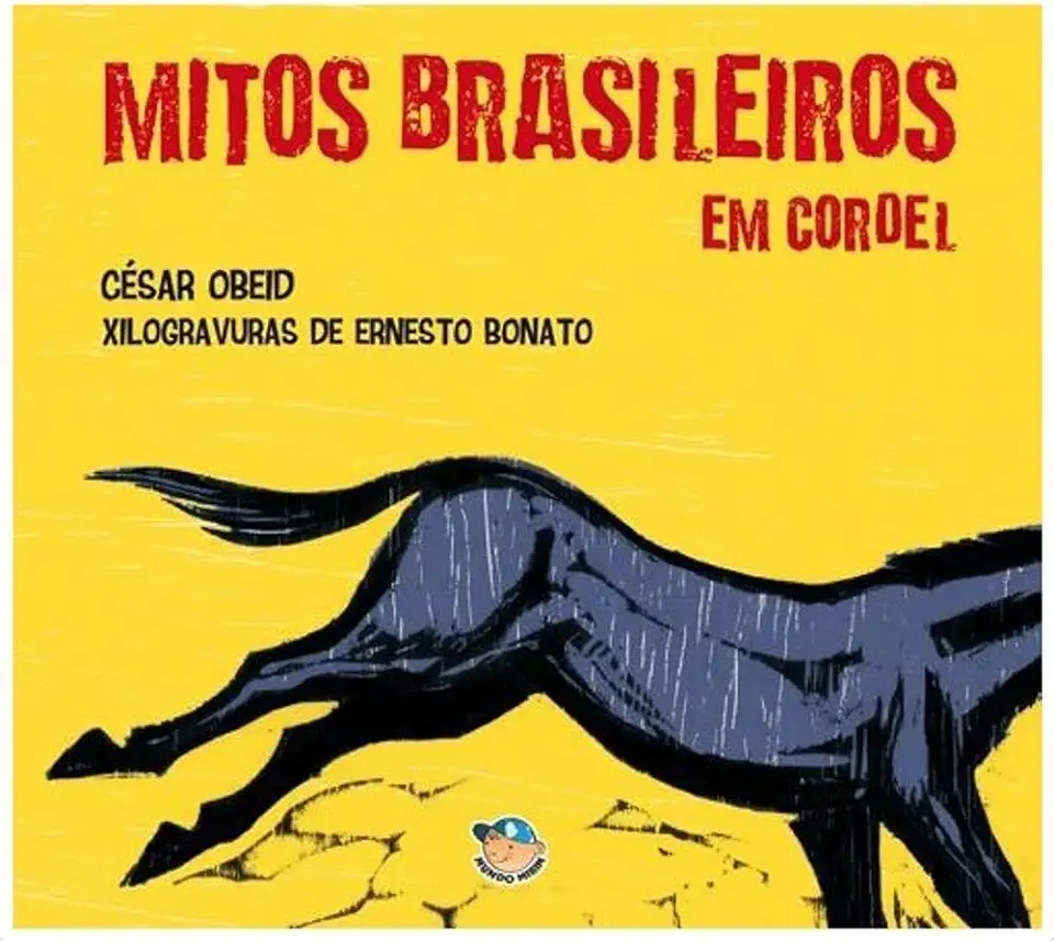 Capa do Livro Mitos Brasileiros Em Cordel - César Obeid