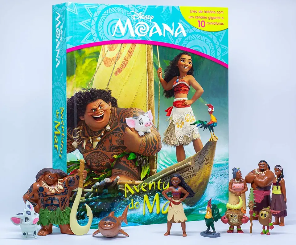 Capa do Livro Moana - Aventuras do Mar - Disney