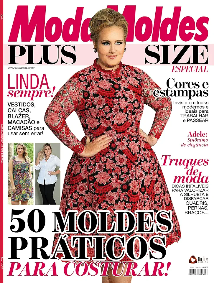 Capa do Livro Moda Moldes - On Line