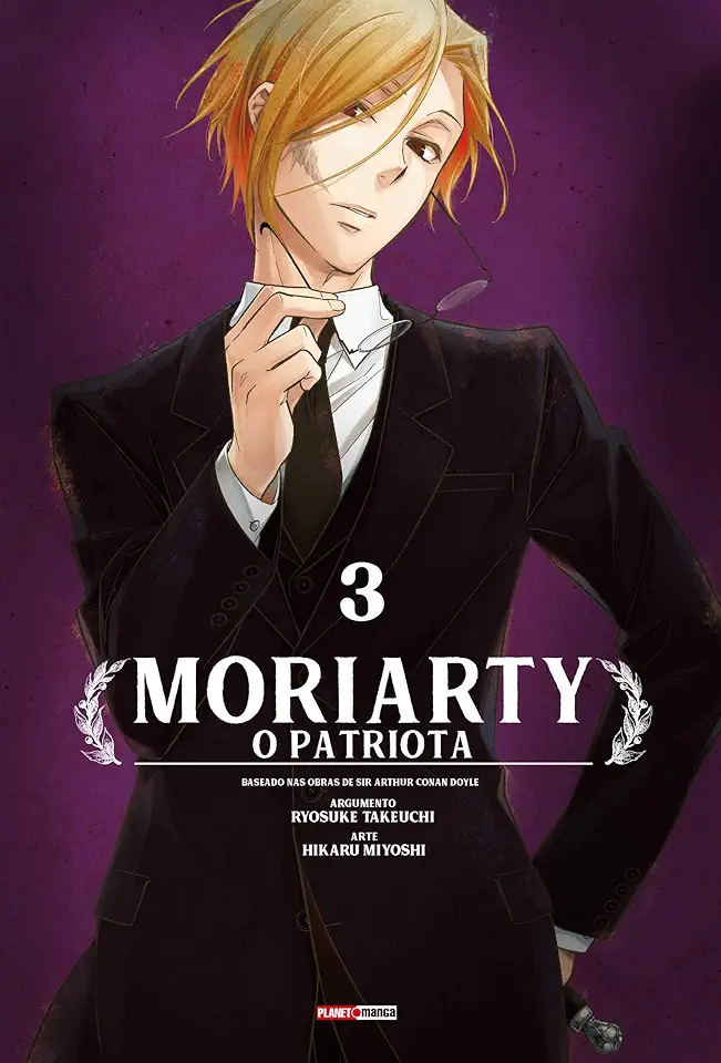 Capa do Livro Moriarty: O Patriota - 3 - Takeuchi, Ryosuke