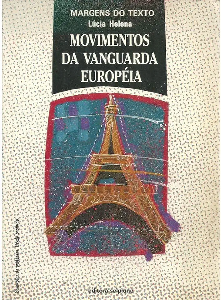 Capa do Livro Movimentos da Vanguarda Européia - Lúcia Helena