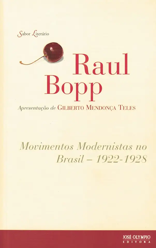 Capa do Livro Movimentos Modernistas no Brasil 1922 1928 - Raul Bopp